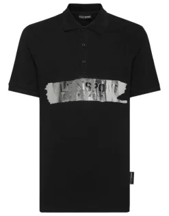 T-shirts^Plein Sport Polo shirt SS Silver Brush