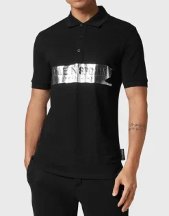 T-shirts^Plein Sport Polo shirt SS Silver Brush