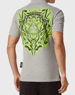 T-shirts^Plein Sport Polo shirt SS Thunder Tiger