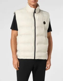 Giacche^Plein Sport Reversible Lightweight Padded Vest Scratch