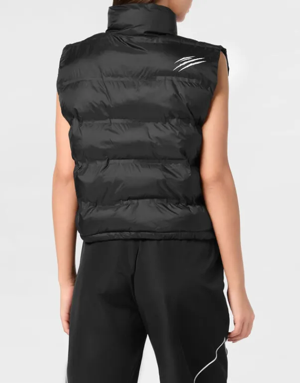 Donna | Giacche^Plein Sport Reversible Lightweight Padded Vest Scratch