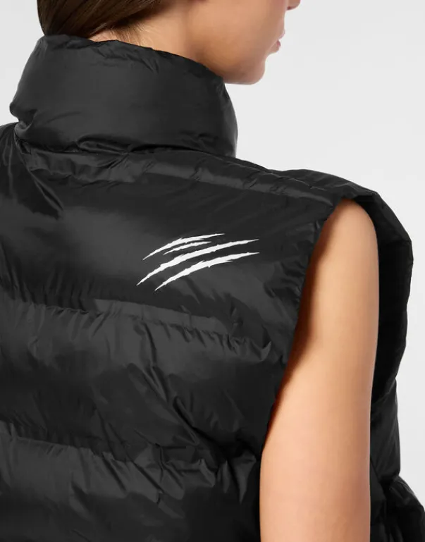 Donna | Giacche^Plein Sport Reversible Lightweight Padded Vest Scratch