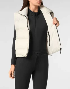 Donna | Giacche^Plein Sport Reversible Lightweight Padded Vest Scratch