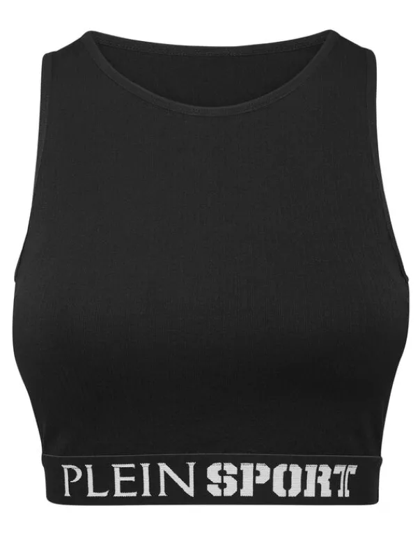 Abbigliamento Sportivo^Plein Sport Rib Seamless Training Sport Bra Logo