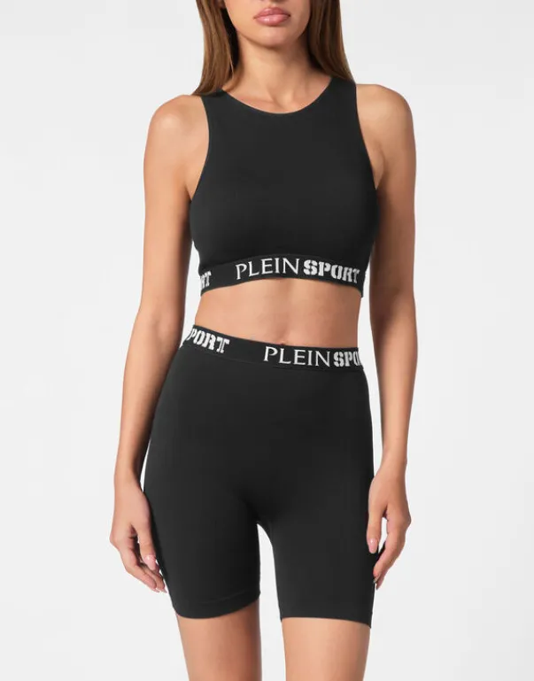 Abbigliamento Sportivo^Plein Sport Rib Seamless Training Sport Bra Logo