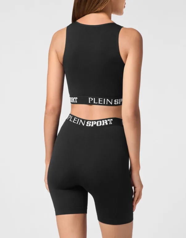 Abbigliamento Sportivo^Plein Sport Rib Seamless Training Sport Bra Logo