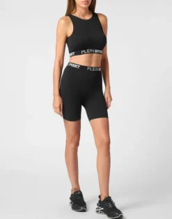 Abbigliamento Sportivo^Plein Sport Rib Seamless Training Sport Bra Logo