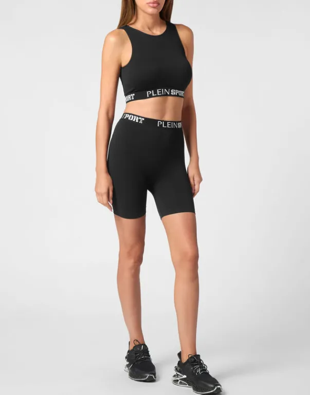Abbigliamento Sportivo^Plein Sport Rib Seamless Training Sport Bra Logo