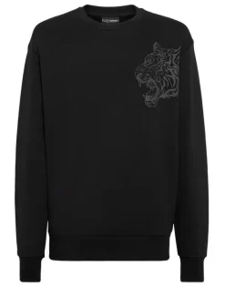 Abbigliamento Sportivo^Plein Sport Roundneck Sweatshirt Tiger