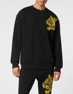 Abbigliamento Sportivo^Plein Sport Roundneck Sweatshirt Tiger