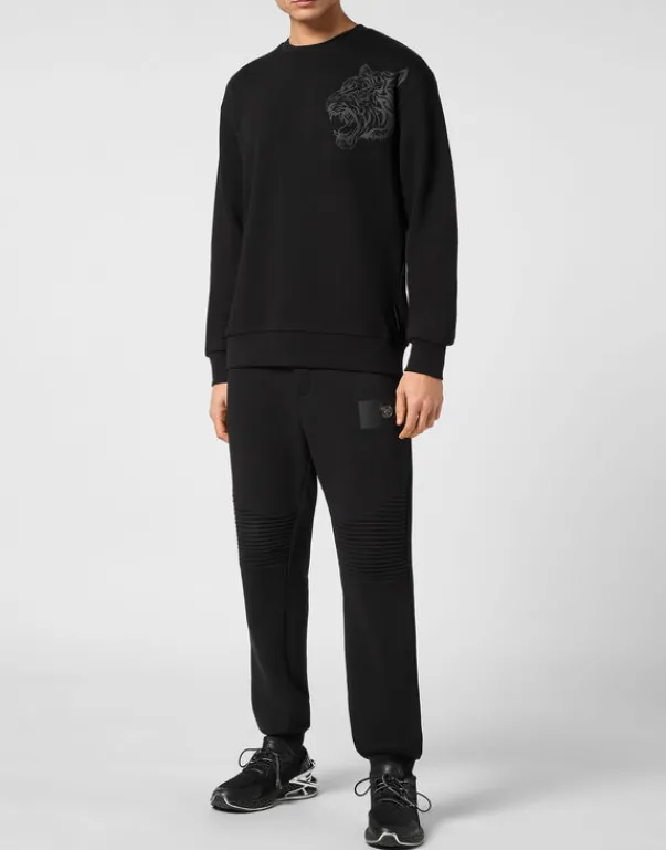 Abbigliamento Sportivo^Plein Sport Roundneck Sweatshirt Tiger