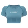 T-shirt & Polo^Plein Sport Seamless Cropped T-shirt V-Neck SS Logo