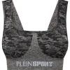 Abbigliamento Sportivo^Plein Sport Seamless Crossed Straps Sport Bra Logo