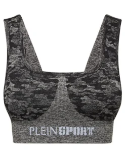 Abbigliamento Sportivo^Plein Sport Seamless Crossed Straps Sport Bra Logo
