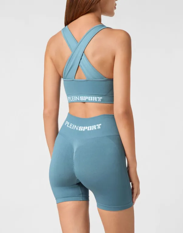 Abbigliamento Sportivo^Plein Sport Seamless Wide Straps Sport Bra Logo