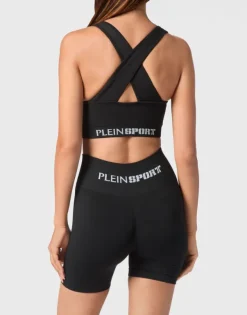 Abbigliamento Sportivo^Plein Sport Seamless Wide Straps Sport Bra Logo