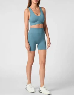Abbigliamento Sportivo^Plein Sport Seamless Wide Straps Sport Bra Logo