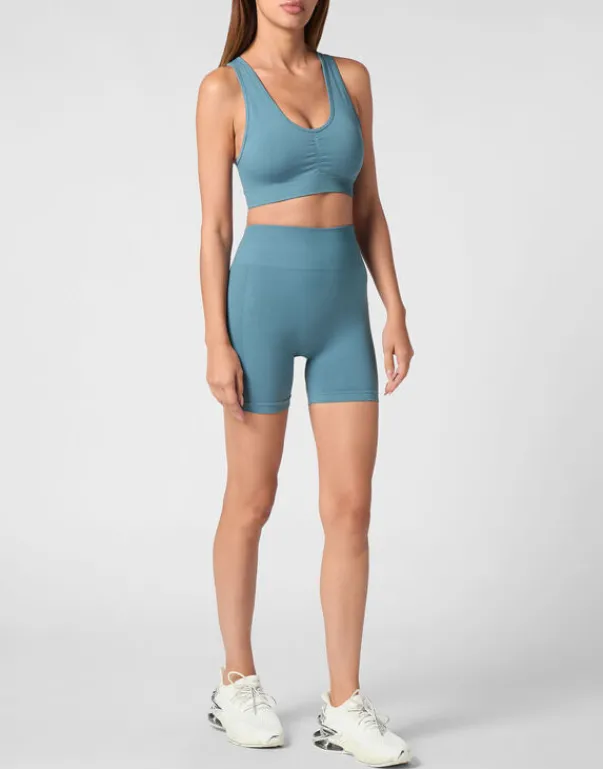 Abbigliamento Sportivo^Plein Sport Seamless Wide Straps Sport Bra Logo