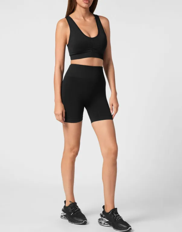 Abbigliamento Sportivo^Plein Sport Seamless Wide Straps Sport Bra Logo