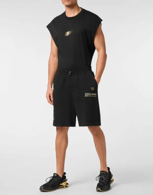 Abbigliamento Sportivo^Plein Sport Short Cargo Pants Laminated