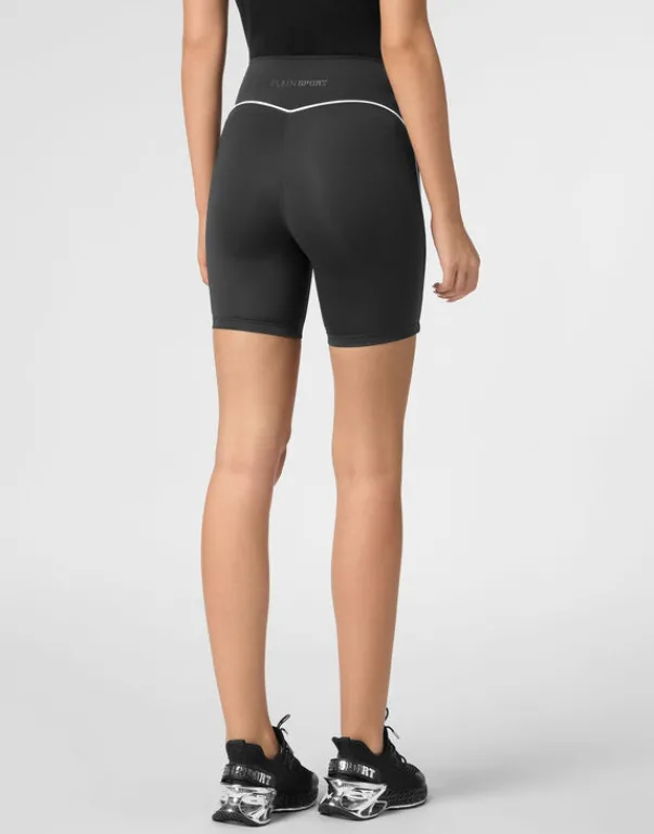 Abbigliamento Sportivo^Plein Sport Silky Soft Piping Biker Shorts