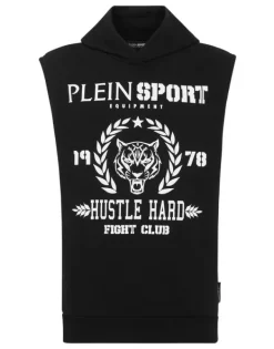 Abbigliamento Sportivo^Plein Sport Sleeveless Hoodie sweatshirt Tiger