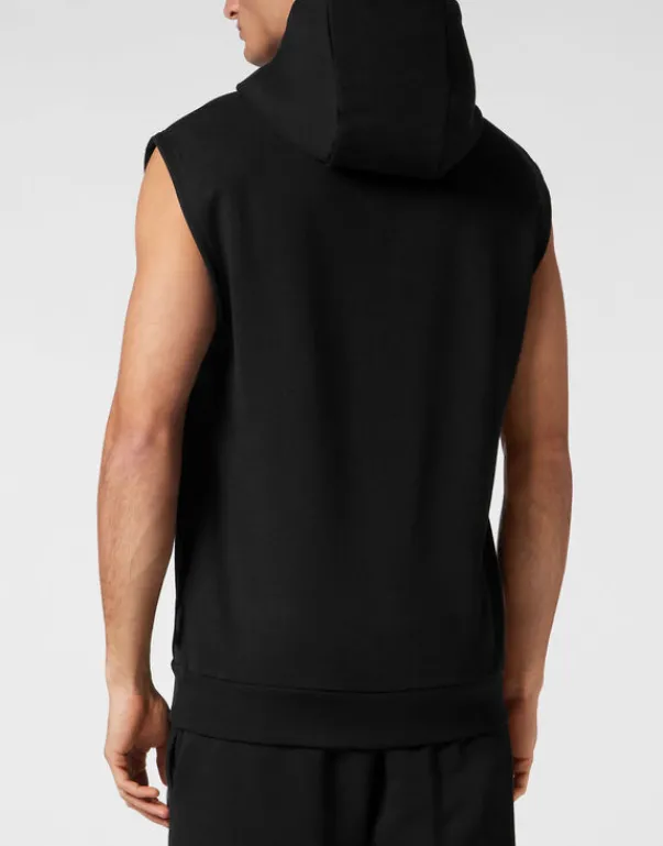 Abbigliamento Sportivo^Plein Sport Sleeveless Hoodie sweatshirt Tiger