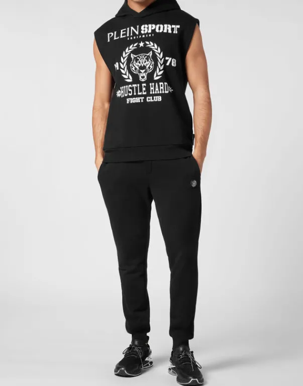 Abbigliamento Sportivo^Plein Sport Sleeveless Hoodie sweatshirt Tiger