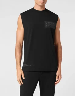 T-shirts^Plein Sport Sleeveless T-shirt