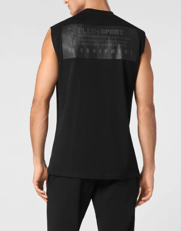 T-shirts^Plein Sport Sleeveless T-shirt