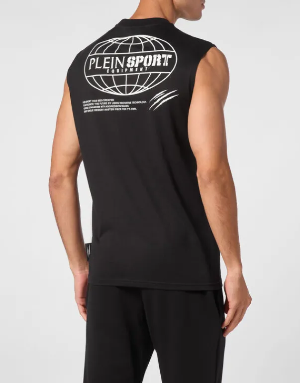 T-shirts^Plein Sport SLEEVELESS T-shirt