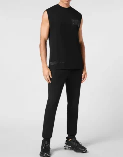 T-shirts^Plein Sport Sleeveless T-shirt