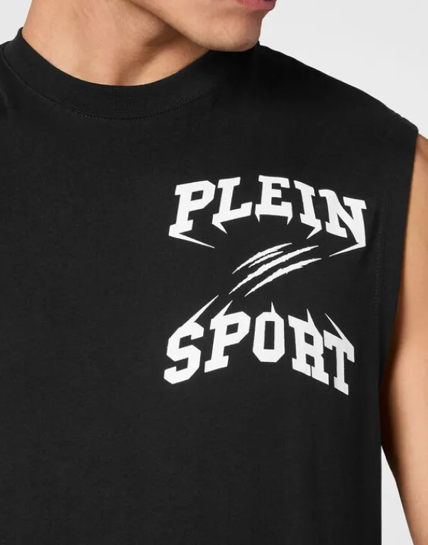 T-shirts^Plein Sport Sleeveless T-shirt