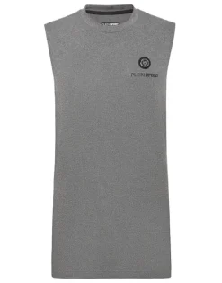T-shirts^Plein Sport Sleeveless T-shirt Round Neck SS