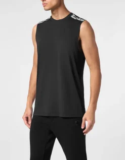 T-shirts^Plein Sport Sleeveless T-shirt Round Neck SS