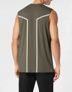 T-shirts^Plein Sport Sleeveless T-shirt Round Neck SS