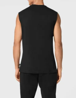 T-shirts^Plein Sport Sleeveless T-shirt Round Neck