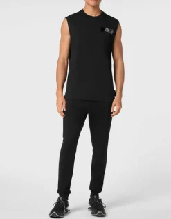 T-shirts^Plein Sport Sleeveless T-shirt Round Neck