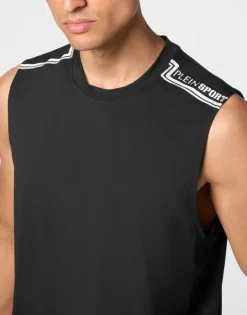 T-shirts^Plein Sport Sleeveless T-shirt Round Neck SS