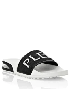 Flat Gummy Sandals | Flat Gummy Sandals^Plein Sport Slides