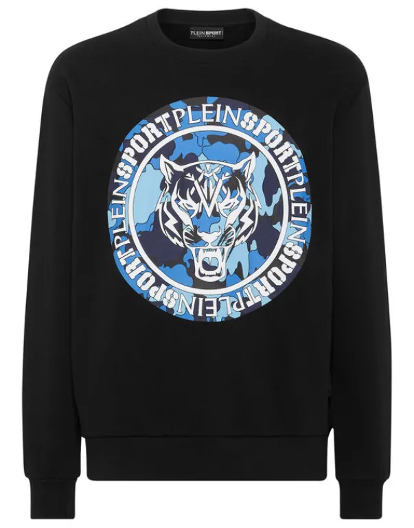 Abbigliamento Sportivo^Plein Sport Sweatshirt LS Carbon Tiger