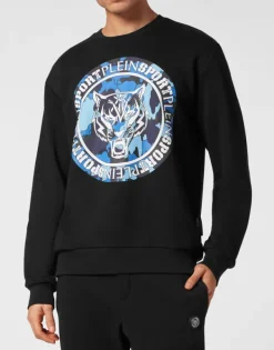 Abbigliamento Sportivo^Plein Sport Sweatshirt LS Carbon Tiger