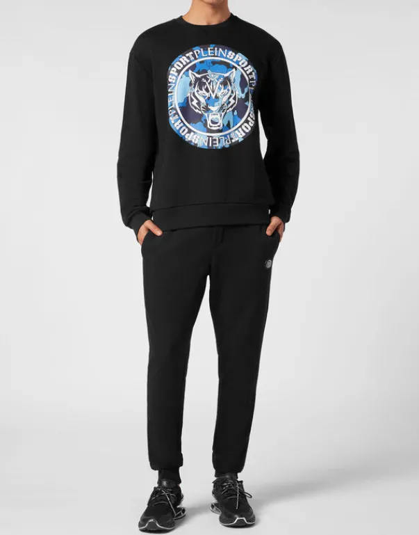 Abbigliamento Sportivo^Plein Sport Sweatshirt LS Carbon Tiger