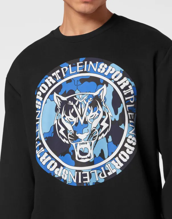 Abbigliamento Sportivo^Plein Sport Sweatshirt LS Carbon Tiger