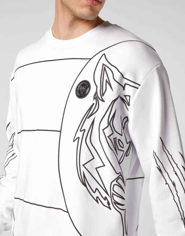 Abbigliamento Sportivo^Plein Sport Sweatshirt LS Tiger