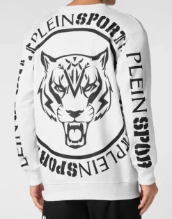 Abbigliamento Sportivo^Plein Sport Sweatshirt Round Neck Carbon Tiger