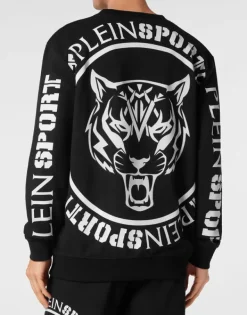Abbigliamento Sportivo^Plein Sport Sweatshirt Round Neck Carbon Tiger