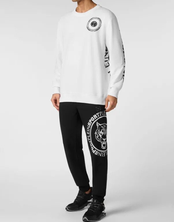 Abbigliamento Sportivo^Plein Sport Sweatshirt Round Neck Carbon Tiger