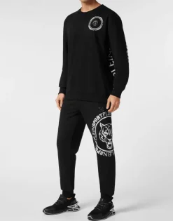 Abbigliamento Sportivo^Plein Sport Sweatshirt Round Neck Carbon Tiger