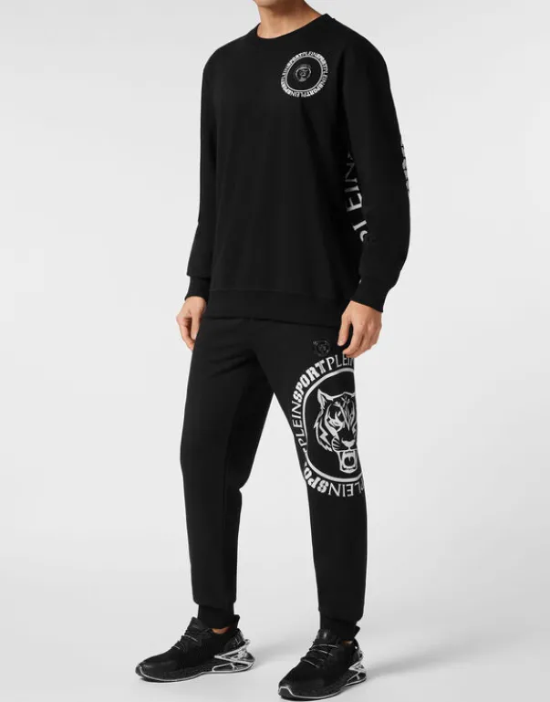 Abbigliamento Sportivo^Plein Sport Sweatshirt Round Neck Carbon Tiger
